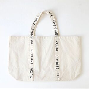 Vuori Cream Tote Bag